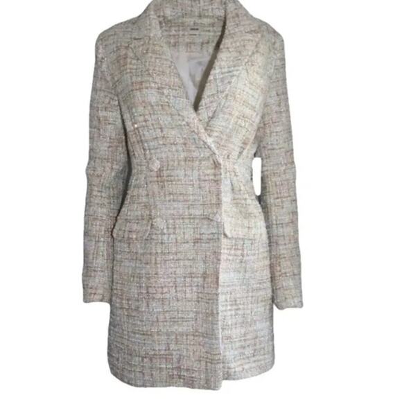 Jason Wu Jackets & Blazers - NEW Jason Wu Sparkling Tweed Blazer Coat Dress Size Small